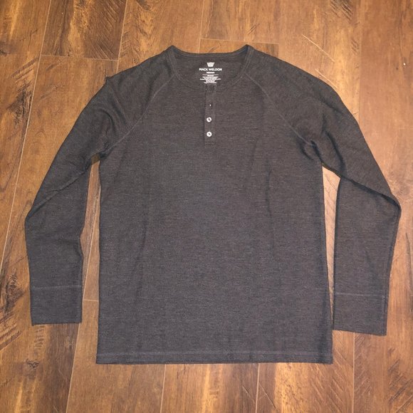 Mack Weldon Other - Mack Weldon Warmknit Waffle Henley Pullover SzM